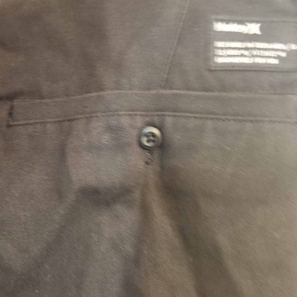 NWT Hurley Men's Black Slim Fit Worker Icon Pant Size 34x34 - Picture 12 of 16